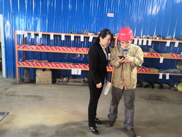 黨建督查 助推企業(yè)黨建工作上水平——集團黨總支開展4月份黨建工作督查93