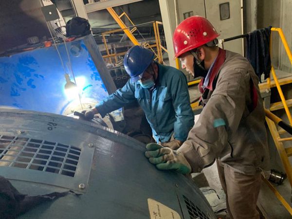 黃驊三陽搶修球破磨電機31