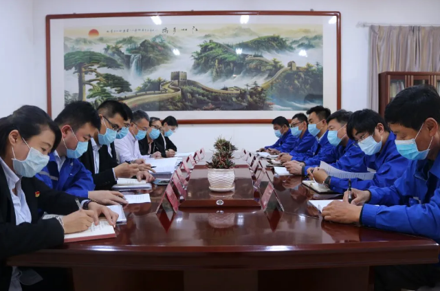 集團公司到魯蒙公司進行管理審核34