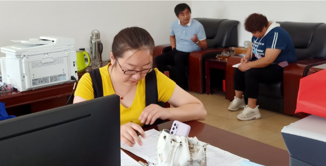 巴林左旗統(tǒng)計局到魯蒙水泥檢查工作100