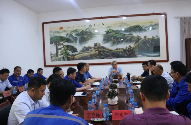 集團(tuán)發(fā)展促進(jìn)委員會(huì)到魯蒙公司和黃驊三陽(yáng)公司考察調(diào)研83