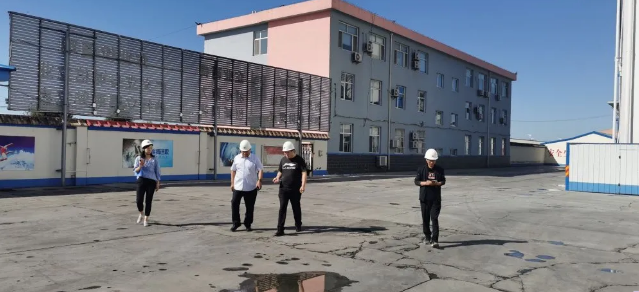 黃驊市工信局到黃驊三陽檢查指導49