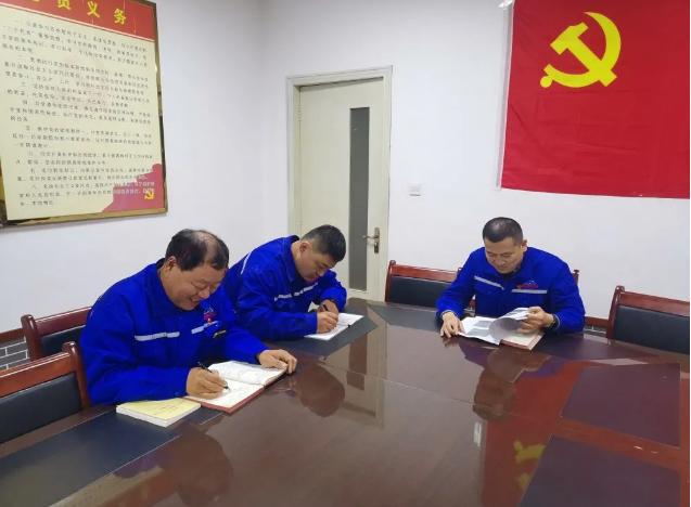 魯中水泥黨支部組織召開(kāi)支委會(huì)、 主題黨日活動(dòng)0