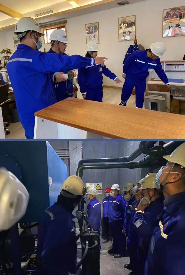 現(xiàn)場檢查找差距 精細(xì)管理促發(fā)展 ——重山思沃瑞組織綜合管理大檢查92