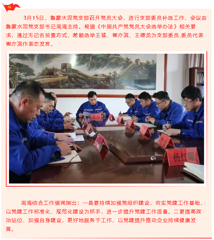 魯蒙水泥黨支部完成委員補選工作55