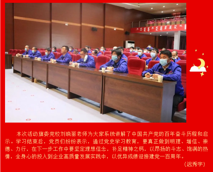 學黨史  悟思想  辦實事  開新局  --魯蒙水泥黨支部、鵬峰化工黨支部開展黨史學習教育主題黨日39