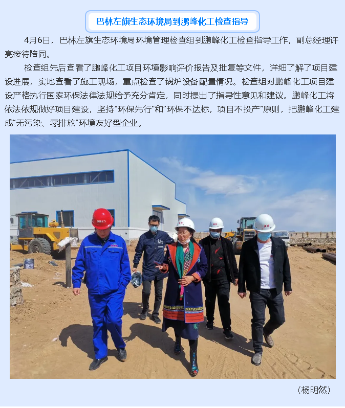 巴林左旗生態(tài)環(huán)境局到鵬峰化工檢查指導(dǎo)50