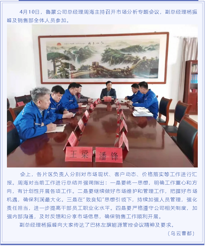 魯蒙公司召開市場分析專題會議7