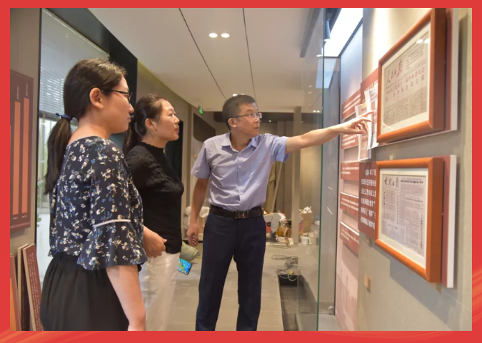 區(qū)委組織部到集團調研黨建工作100