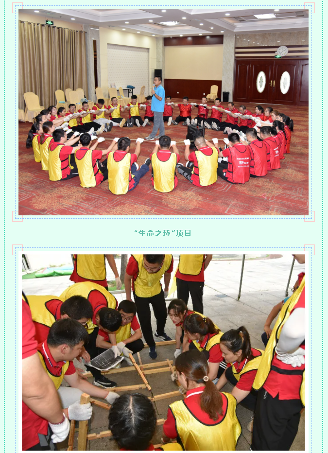 集團后備人才班組織戶外拓展和目標管理課程培訓(xùn)70