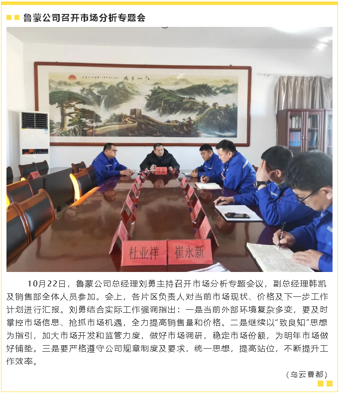 魯蒙公司召開市場分析專題會(huì)99